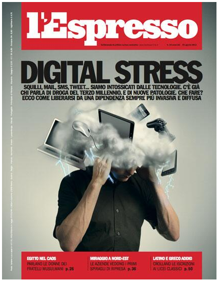 copertina espresso digital stress